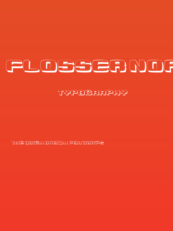 Flosser Normal Poster