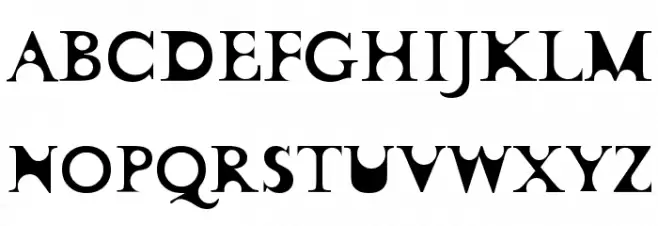 Flotsam Carnage Schriftart Groß