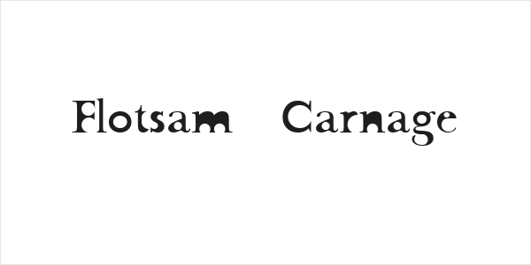 Flotsam Carnage Logo