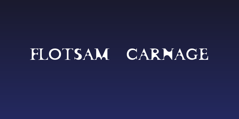 Flotsam Carnage Social Header