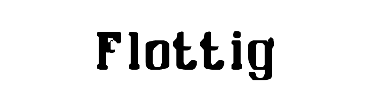 Flottig  Frei Schriftart Herunterladen