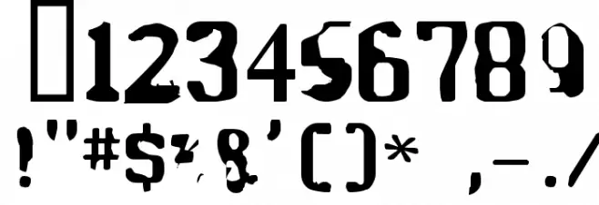 Flottig Font OTHER CHARS