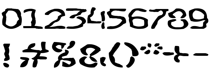 Floup Font OTHER CHARS