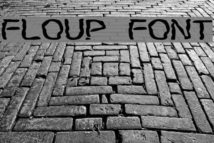 Floup Font examples
