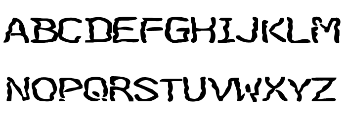 Floup Font LOWERCASE