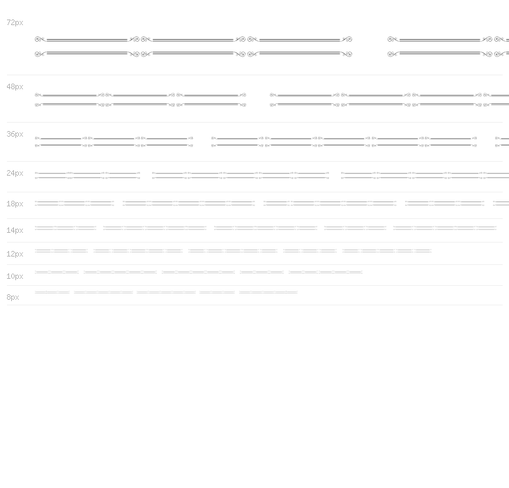 Flourish Divider Waterfall
