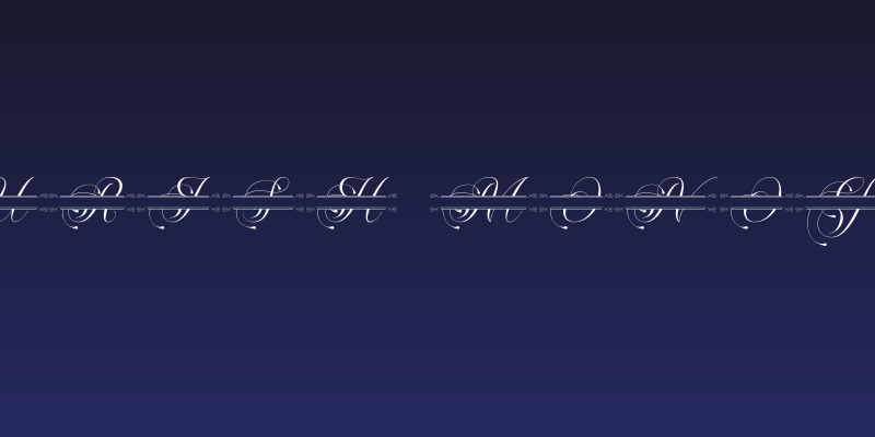 Flourish Monogram Social Header