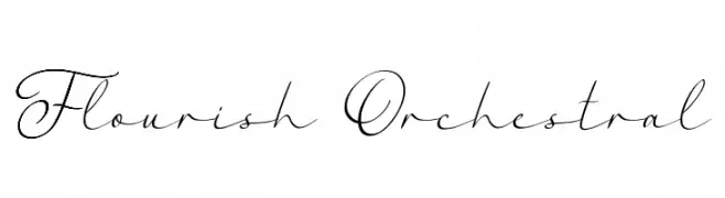 Flourish Orchestral  Fuentes Gratis Descargar