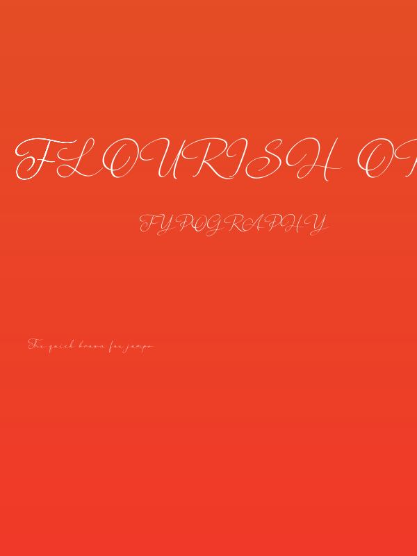 Flourish Orchestral Poster