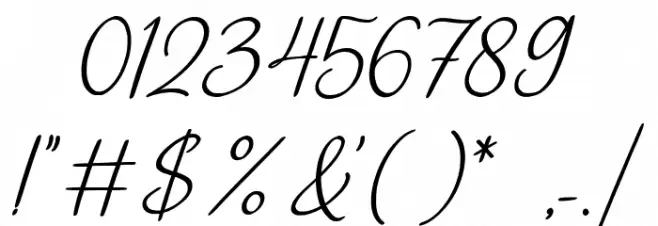 FlourishOrchestralBold Font OTHER CHARS