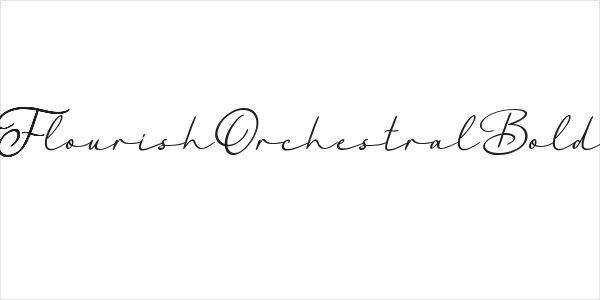 FlourishOrchestralBold Logo