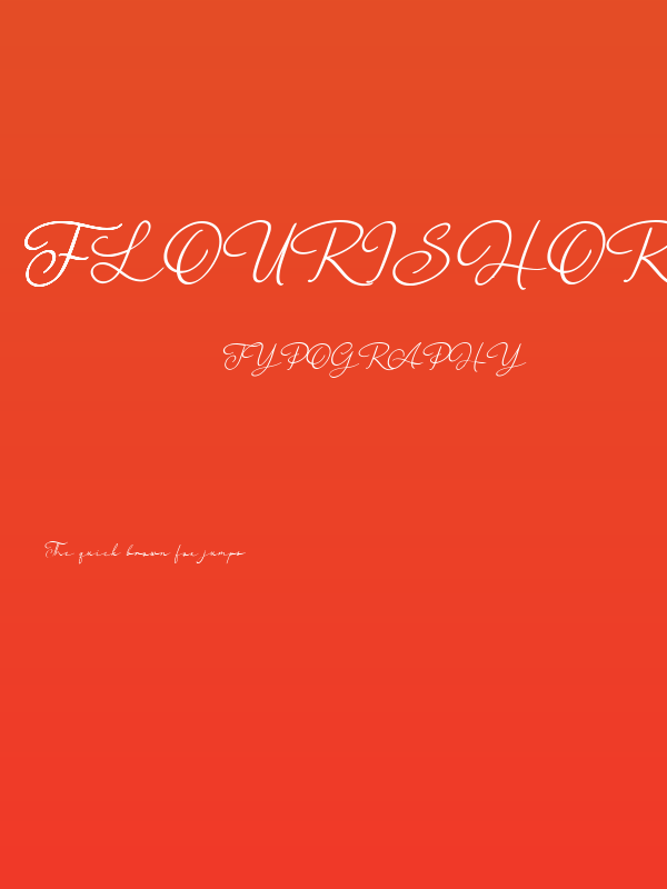 FlourishOrchestralBold Poster