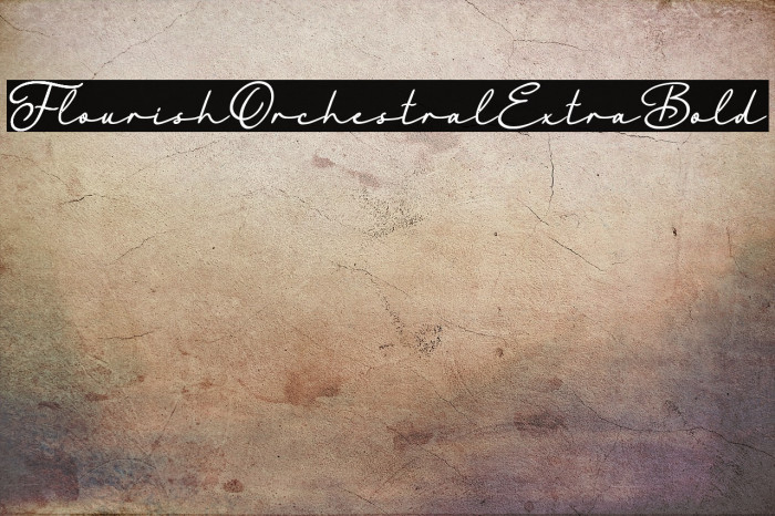 FlourishOrchestralExtraBold Example 2