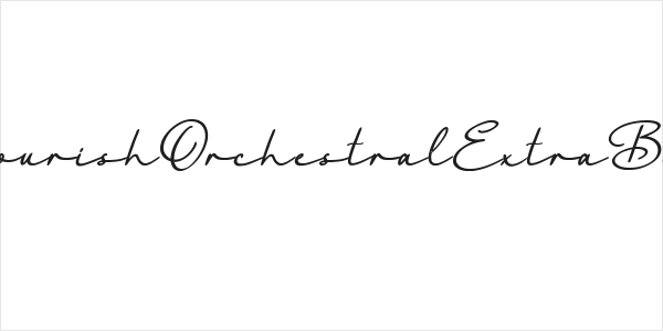 FlourishOrchestralExtraBold Logo