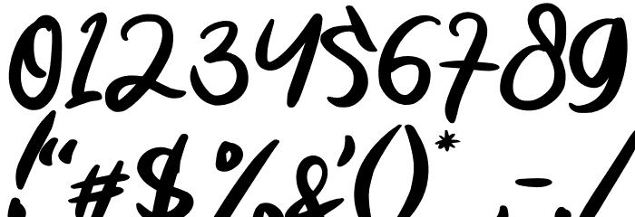 Flourissha Italic Font OTHER CHARS