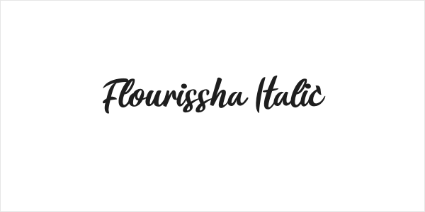 Flourissha Italic Logo