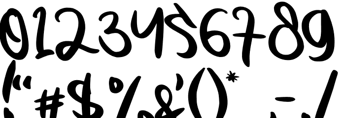 Flourissha Font OTHER CHARS