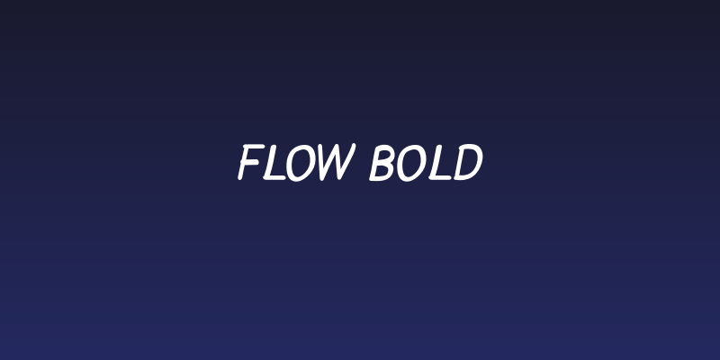Flow Bold Social Header