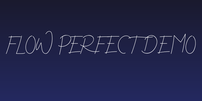 Flow Perfect Demo Social Header