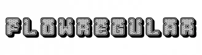 Flow Regular  font caratteri gratis