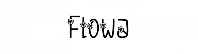 Flowa  Frei Schriftart Herunterladen