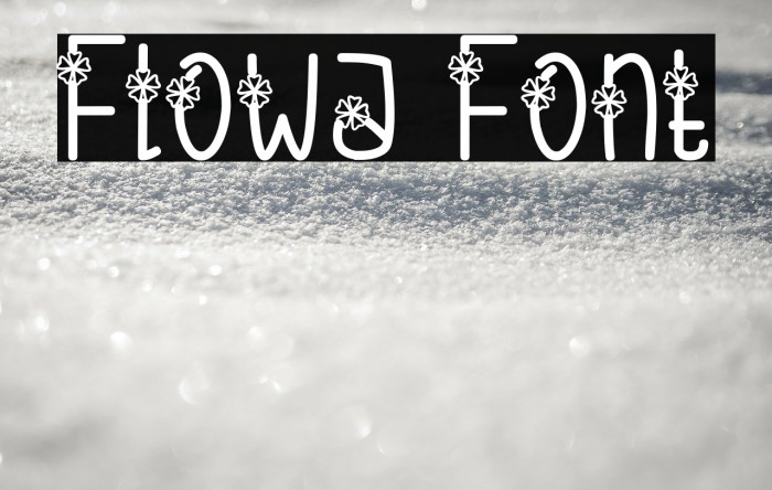 Flowa フォント examples