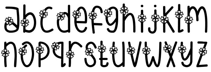 Flowa フォント 小文字