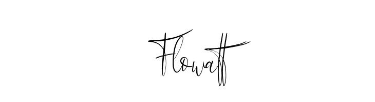 Flowatt  免费字体下载