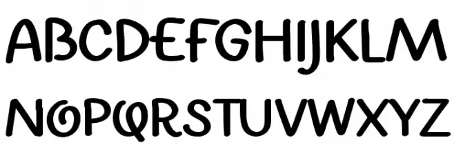 Flowcake フォント 大文字