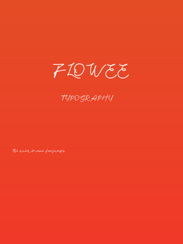Flowee Poster