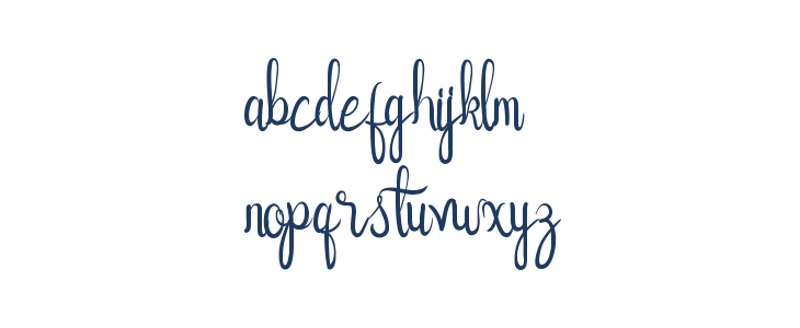 Flower Adaline DEMO Lowercase