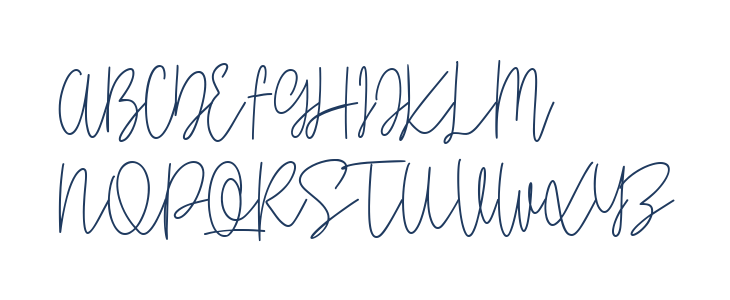 Flower Bay Uppercase