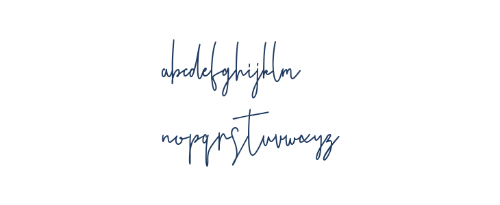 Flower Bay Lowercase