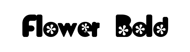 Flower  Bold  font caratteri gratis