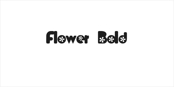 Flower  Bold Logo