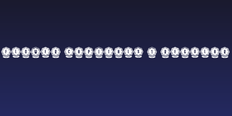 Flower Capitals 1 Regular Social Header