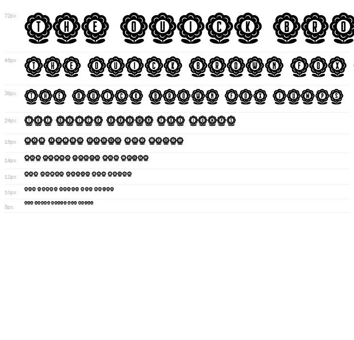 Flower Capitals 2 Regular Waterfall