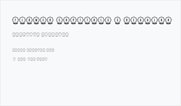 Flower Capitals 3 Regular Business Card