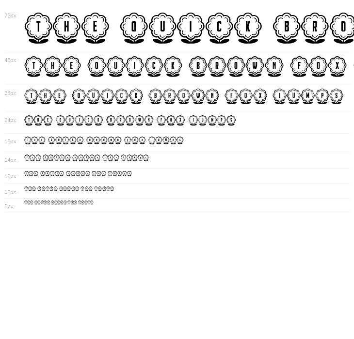 Flower Capitals 3 Regular Waterfall