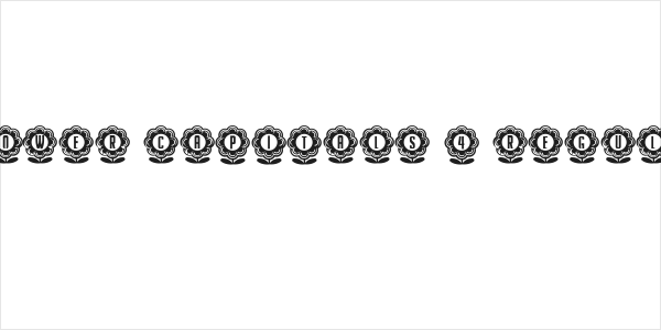 Flower Capitals 4 Regular Logo