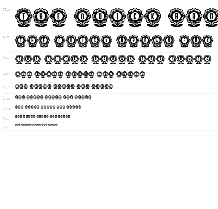 Flower Capitals 4 Regular Waterfall