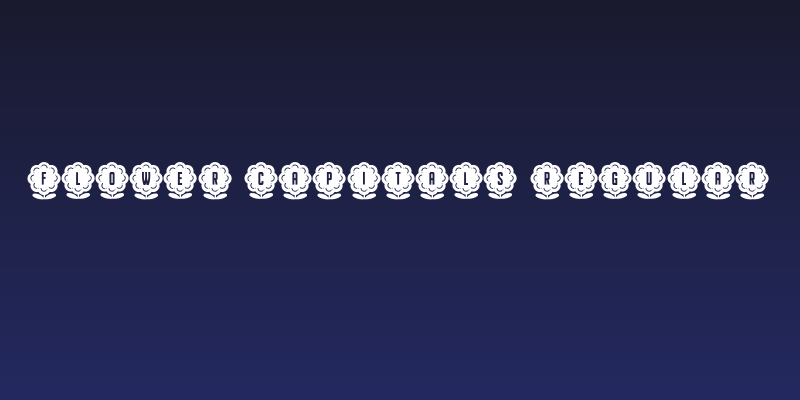 Flower Capitals Regular Social Header