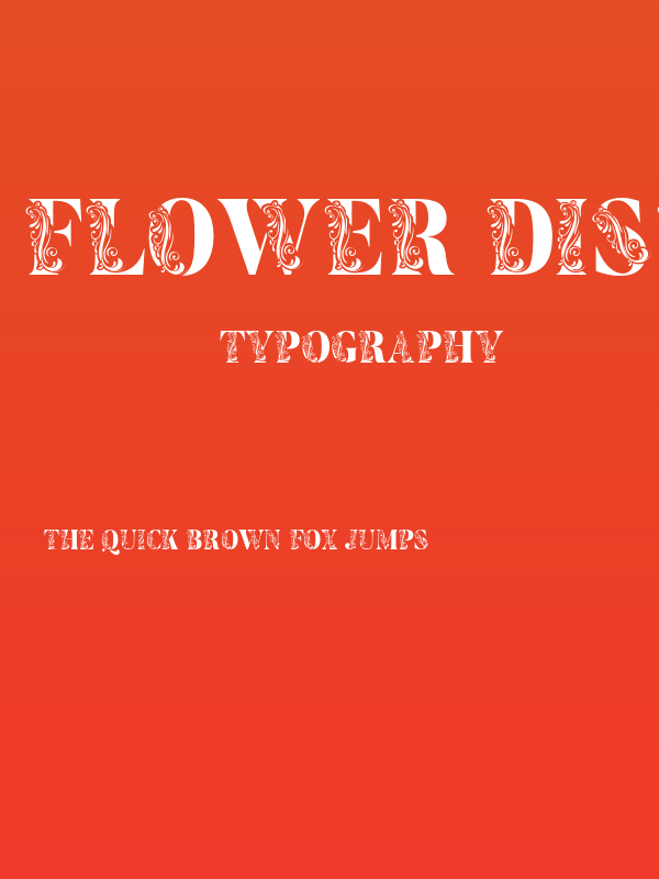Flower Display Demo Regular Poster
