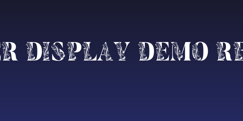 Flower Display Demo Regular Social Header