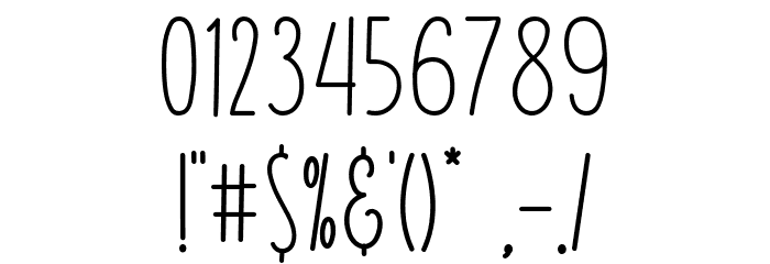 Flower Dream Bold Font OTHER CHARS