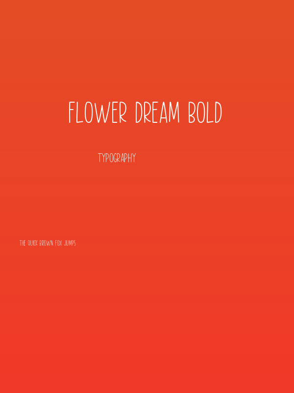Flower Dream Bold Poster