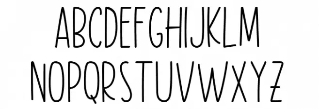 Flower Dream Bold 字体 小写