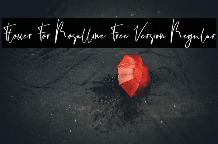 Flower For Rosalline Free Version Regular Example 2