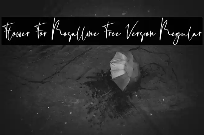 Flower For Rosalline Free Version Regular Caratteri examples