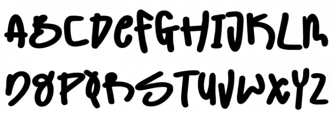 Flower Hill Demo خط أحرف كبيرة